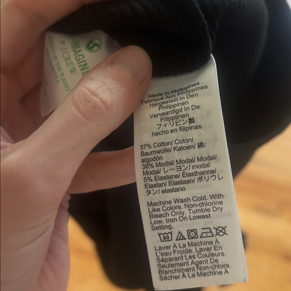 J. Crew Ruffle Black Top - Picture 4 of 6